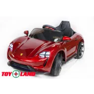 Электромобиль ToyLand Porsche Sport QLS 8988 красный (краска)