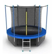 Батут с внутренней сеткой EVO JUMP Internal 8ft (Sky) + нижняя сеть