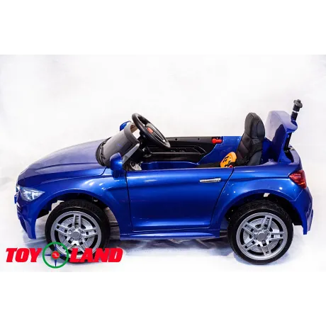 Электромобиль ToyLand BMW 3 PB 807 синий (краска) - Фото 4