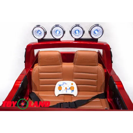 Электромобиль ToyLand Ford Ranger красный - Фото 4