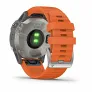 Часы Garmin FENIX 6 Sapphire титановый с оранжевым ремешком - Фото 3